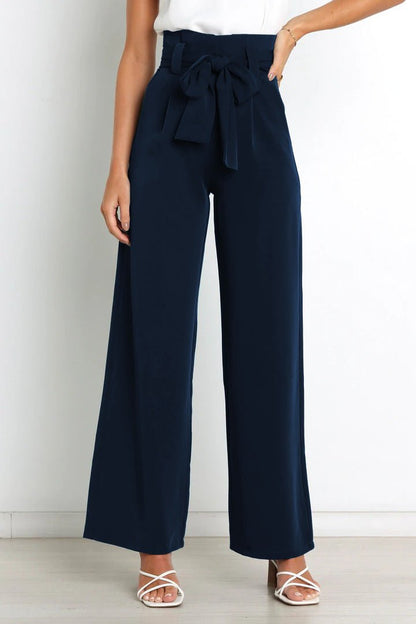 VALERIA – PAPERBAG DAMENHOSE MIT HOHER TAILLE IN VIELEN FARBEN