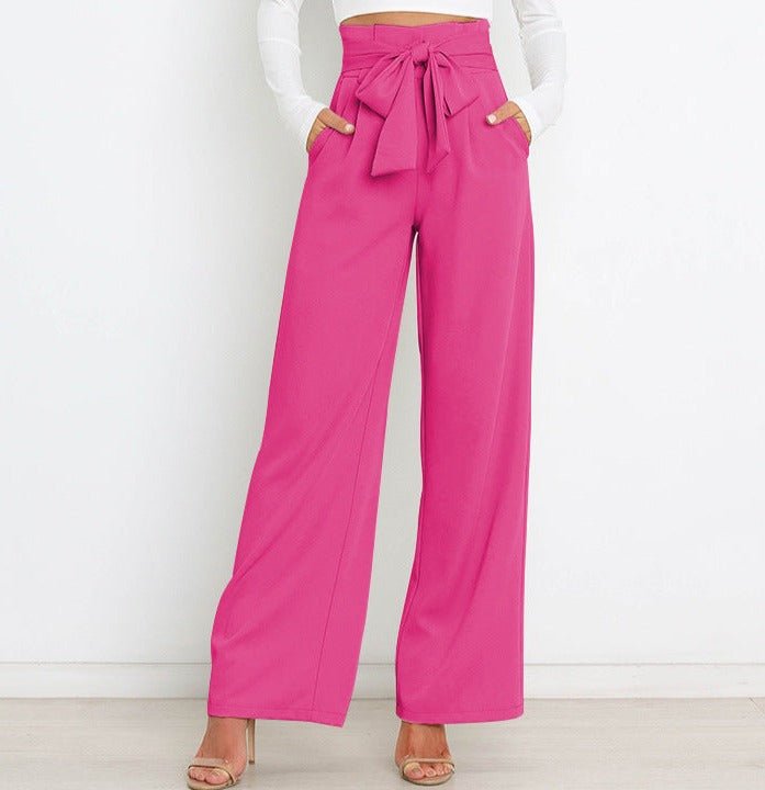 Variant image for Damen Weite Hose Beige Größe M Baumwolle-33