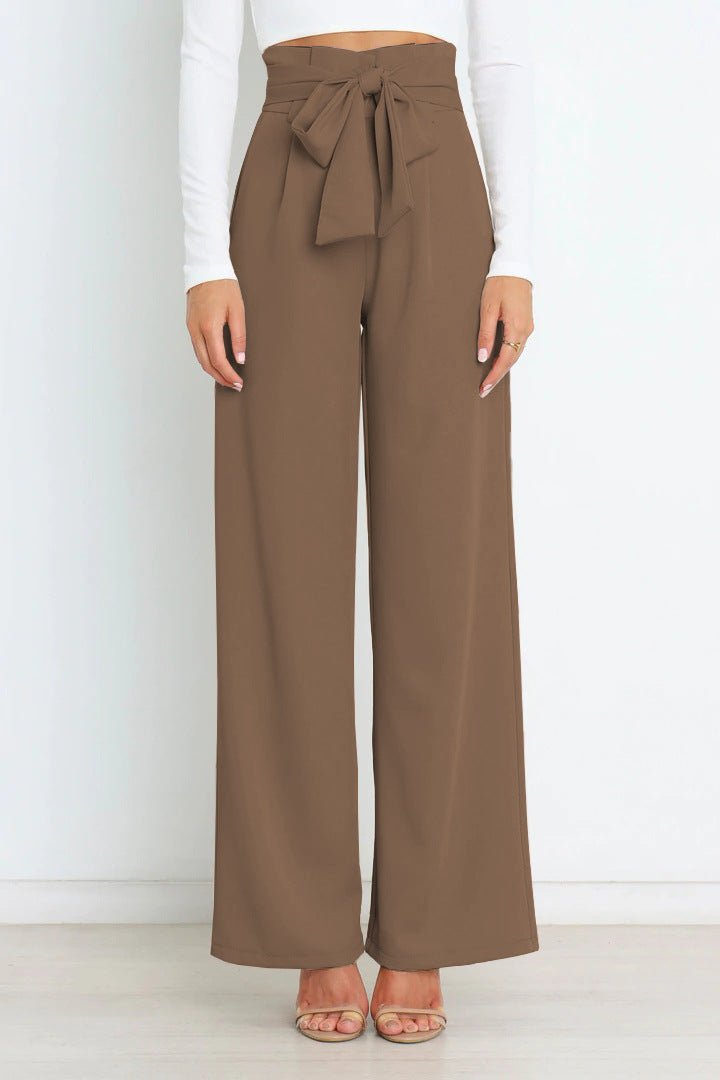 VALERIA – PAPERBAG DAMENHOSE MIT HOHER TAILLE IN VIELEN FARBEN