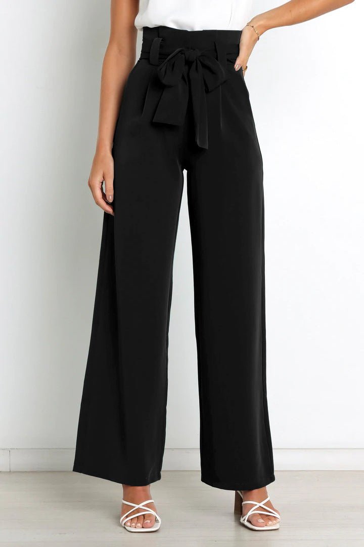 VALERIA – PAPERBAG DAMENHOSE MIT HOHER TAILLE IN VIELEN FARBEN