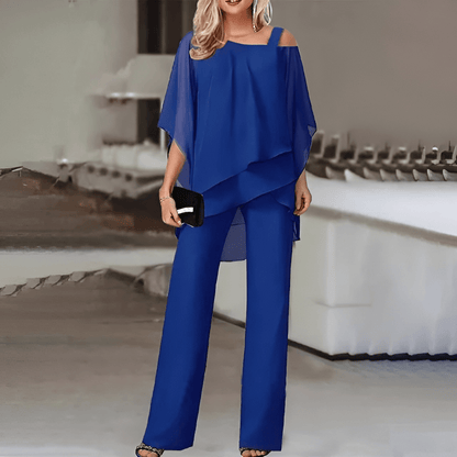 YARELI ZWEITEILIGES SET – DAMENANZUG AUS POLYESTER MIT SCHULTERFREIEM SCHNITT