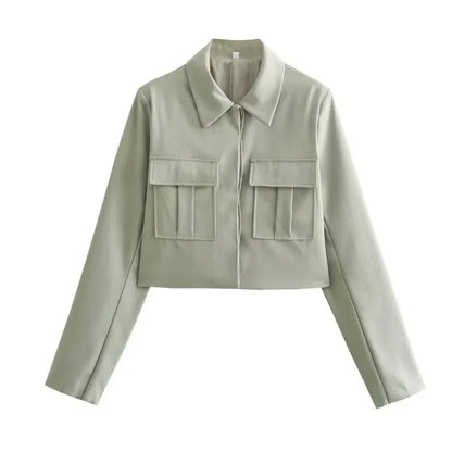 ALVINA – ZWEITEILIGES DAMEN-SET AUS KURZER JACKE UND MAßGESCHNEIDERTER HOSE
