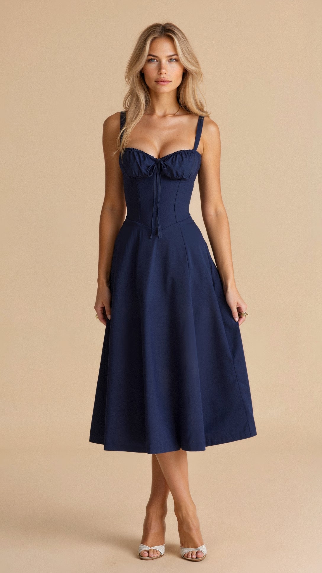 KIANA | KORSETT MIDIKLEID