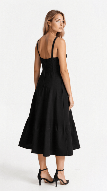 KIANA | KORSETT MIDIKLEID