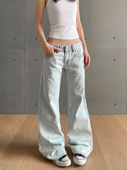 ZADRA JEANS MIT NIEDRIGEM BUND UND TASCHENDETAILS