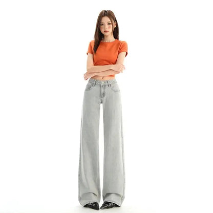ZADRA JEANS MIT NIEDRIGEM BUND UND TASCHENDETAILS