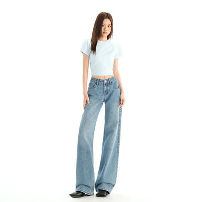 ZADRA JEANS MIT NIEDRIGEM BUND UND TASCHENDETAILS